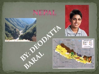 NEPAL FLAG This is the flag of Nepal. Which has white, blue, and red colors. 