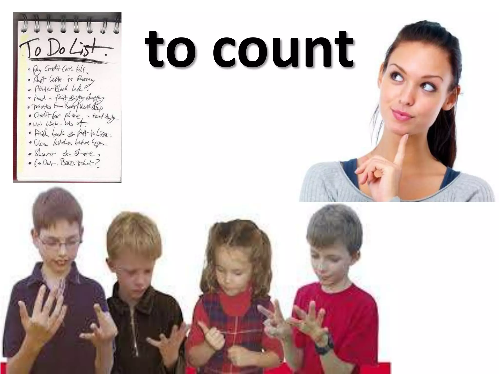 to count
 