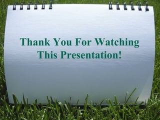 Thank You For Watching This Presentation! 