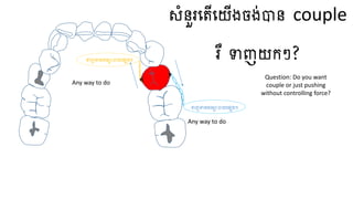 សំនួរធ្តើធ្យើងចង់បាន couple
រឺ ទាញយកៗ?
CR
ទាញតាមមធ្មោបាយធ្សេងៗ
ទាញតាមមធ្មោបាយធ្សេងៗ
Question: Do you want
couple or just pushing
without controlling force?
Any way to do
Any way to do
 