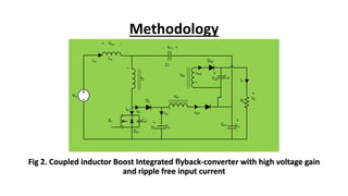 Coupled inductor boost integrated flyback converter with high-voltage ...