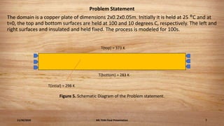 Coupled thermal structural finite elements analysis | PPTX