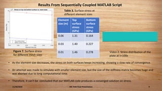 Coupled thermal structural finite elements analysis | PPTX