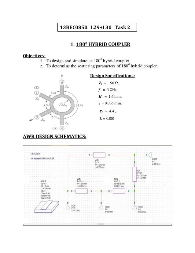 power divider design Coupler and power divider design in awr power divider design Coupler and power divider design in awr