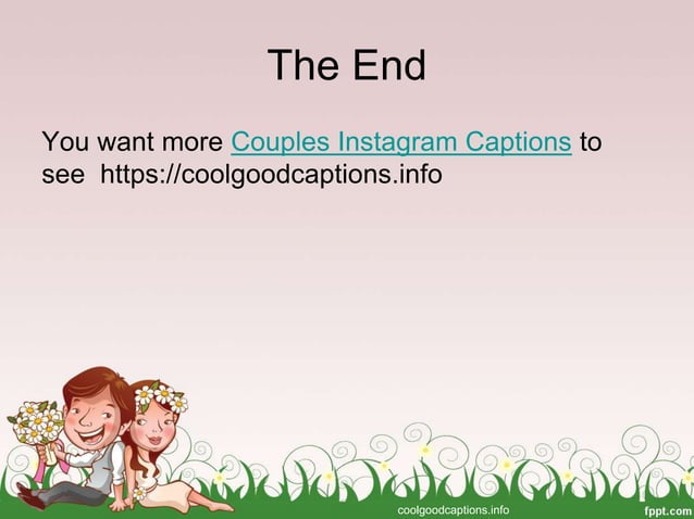 Couples Instagram Captions PPT couples-instagram-captions-ppt