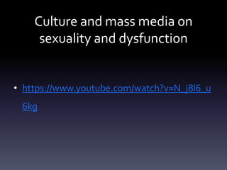 Couple therapy and treatment of sexual dysfunction