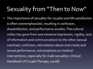 Couple therapy and treatment of sexual dysfunction