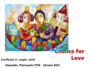 Alexandra Piotrowska TSTA Ukraine 2021
 