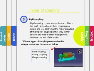 Coupling and riveting