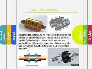 Coupling and riveting