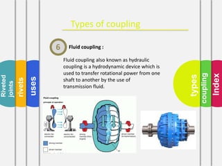 Coupling and riveting