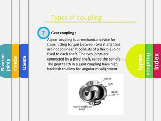 Coupling and riveting