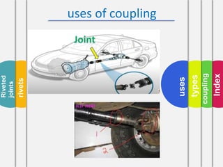 Coupling and riveting