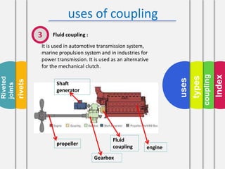 Coupling and riveting