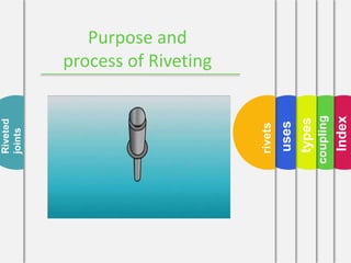 Coupling and riveting
