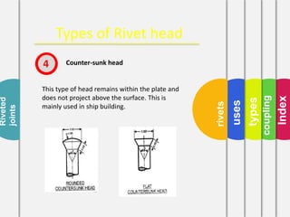 Coupling and riveting