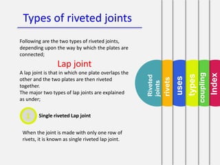 Coupling and riveting