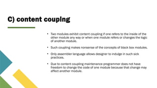 coupling&cohesion.ppt.pptx in software engineering | PPTX