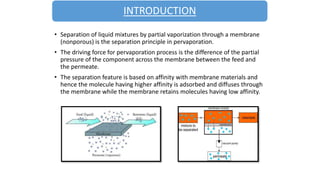 Coupling effects in pervaporation of multicomponent mixtures | PPTX