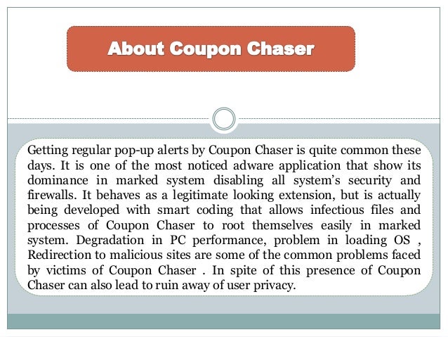 Coupon chaser
