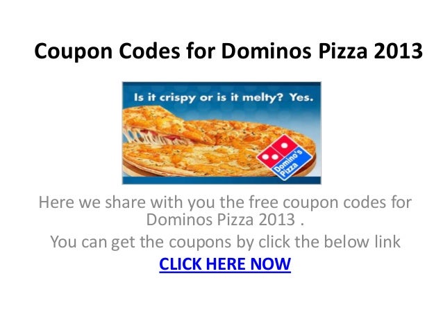 Coupon for dominos india