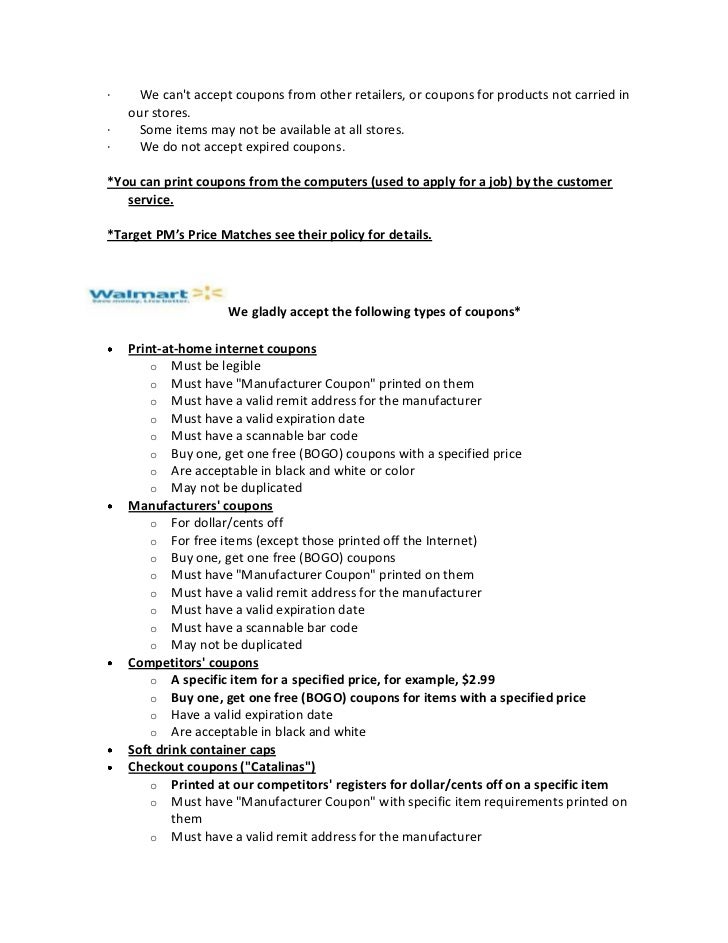 Coupon class handouts pdf