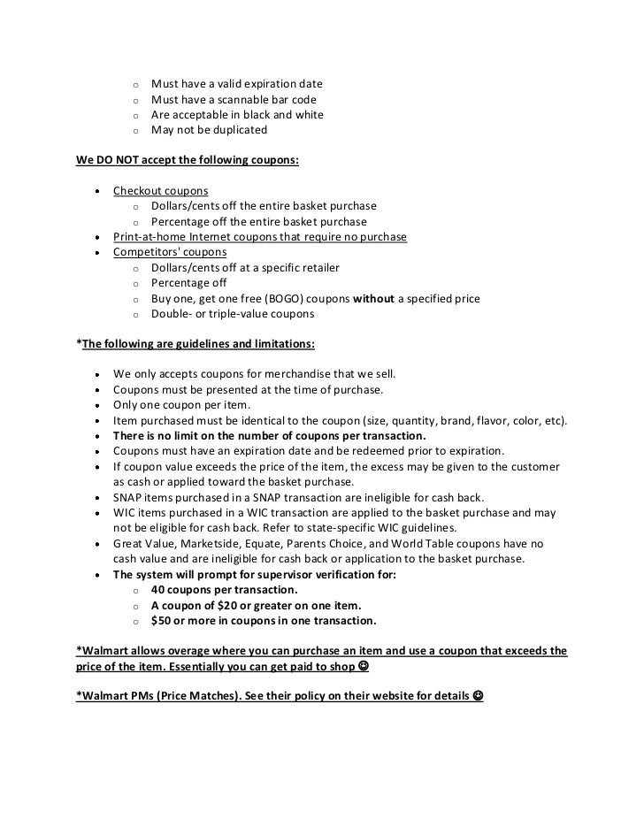 Coupon class handouts pdf