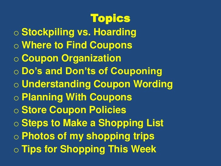 Couponing 101
