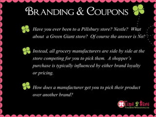 Couponing Workshop Tutorial: The Life 