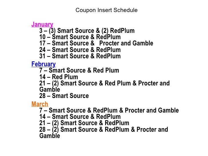 Procter and gamble coupons january 2019