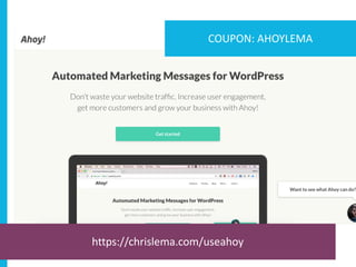 https://chrislema.com/useahoy
COUPON: AHOYLEMA
 