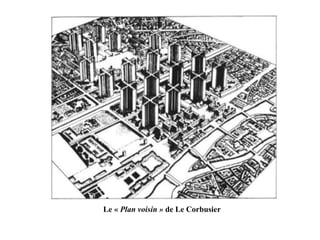 Le « Plan voisin » de Le Corbusier
 