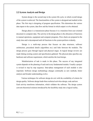 COURIER MANAGEMENT SYSTEM PROJECT REPORT. | PDF