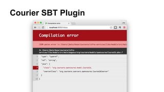 Courier SBT Plugin
 