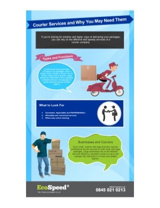 Courier Services and Why You May Need Them