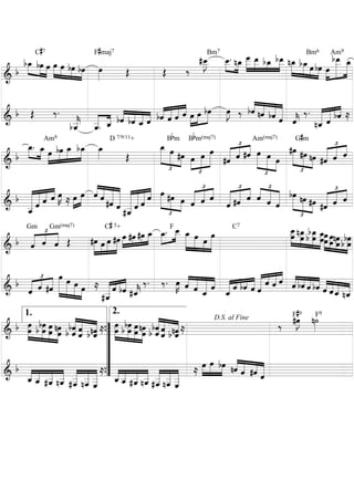 C#7                     F#maj7
    b_ bœ »»œ »œ »œ bœ
     œ »» » » »
     »»»                             #_ _. n_ _ _ b_ b_ n_ b_
                                               »œ
                                      »_ »œ _ »»»œ
                                           »» » » » » » » »œ bœ b_ _
                                                       »»»œ
                                       œ _ »»œ _ _ »»œ _ »»œ »œ
                                       J
                                       »»»      »»»                        œ œ
                                                                           »»» »
                                                                    »»» »œ _ »»»»
                                                                Bm        Am        Bm7                                          6         9


  b      » » »» » »» bœ œ
                       »»» »»» Œ Œ ‰                        » »» »» »» »»»
=============================
&                                                                             =

                                                       « « « « »œ »œ bœ œ ‰ bˆ nˆ bˆ «            « « «
                                                                                                  « « ««
  b Œ         ‰ . « « « « « « « bˆ « « « » » »»»       «««« » »        ˆ                 »J
                                                                                          »»      « « « « « ‰ . « « bˆ ≈
                                                                                                     « «« «                   « « «« «
                                                                                                                              « ˆ «=
                      _ _. _ bˆ bˆ _ « « « « »
                        « _ ˆ « ««« ˆˆ
=============================
&
                     b_ « «
                        k ˆ
                        « «
                        ˆ     « « « ««ˆ         «
                                                ˆ                                                            ˆ «
                                                                                                             « ˆ    k n_ «    ˆ «
                                                                                                                              «
                                                                                                                              «
                        «
                                                              Bbm Bbm(maj7)                                         G# m
    _. _ œ bœ _ b_ _
    œ »œ » »» »œ »»œ œ
    »»» »                                              »»»
                                                       œ »
                                                       _œ                                      £ « Am          #œ #œ « «£ «
                  »»» »» »»»                                                         »œ « « #ˆ »œ »œ
                                                         »» »»» #œ »œ »œ »»» #ˆ « « »»» » »œ »»»»» »»» nœ #ˆ « «
          Am9                      D 7/9/11+                                                          (maj7)


         » »» »»                                                    »»» » »»             « « «                                   « « «     ˆ
  b
=============================
&                                          Œ
                                                                           » »        » «« ˆ » »» »                     » »»» « « =
                                                                                                                                 « ˆ
                                                               £              £                        £ »            £
                                                                                £              £        £
      « « « ˆ œ »œ œ « « « « « « « « »œ #œ « « « « « « « « « bœ nœ « «£ «
      « « ˆ « »K ≈ » »»» « « « « « « « « »»» »» »œ « « « « #ˆ « « « « »»» »» #œ « « «
          « « »»
      ««« «                «« «« «««
                             ˆ« «
                               ˆ #ˆ « « « « ˆ                                                 « « « « «
=============================«
& b _ˆ «
      ««              »            « ˆ « « « » »» »» « « « « « ˆ ˆ « « »» » »» #ˆ « =
                                   « « _«ˆ                                 ˆ ˆ ˆ « «
                                                                           « «                          ˆ «                      « « ˆ
                                                                                                                                 « ˆ
    _ ««
      «
      ˆ
      «                               « #_ ˆ
                                           «
                                           «
                                           «
                                           ˆ                   £
                                                                                         ˆ
                                                                                         «                 ˆ           » » «
                                                                                                                      £
                                 C # 5+
                                                    _ _. _ _ »»œ »»œ
                                                           »»» œ
                                                               F»                                              _ n_ b_ _»œ »œ
                                                                                                               »œ œ œ
           £ Gm(maj7)                   »œ #œ #œ »» »œ œ _ »»»œ  »»                                            _ »»»œ b »»»œ »»»œ » » nœ bœ
                                                                                                                »»œ
       « ˆ « Œ
          « «                            »» »»» »»»                                                               »» »» »» »œ »»œ »œ »»»œ b »»»œ
    Gm                                                                                       C7
       « « ˆ
  b « « «
       «
       ˆ      «           #œ »œ »œ #œ
                           »»» » »» »»»                                 »» »»   »»»œ »»»                                       »» » »=
============================= »»
&                            » » » »
                                                                   ««
     «£ « »»»»œ »»»œ »»œ ≈ « « « « ‰ . ‰ . œ « « « « « « bˆ « « « « « « bˆ « bˆ « « « «
 b « « #ˆ » » » »œ
   « « « »                                                 « «« « «« « «« « « «
                                           »K « « « « « « « « « « « ˆ « « « « « «
                                            »» « « « « « ˆ « « « ˆ ˆ ˆ « ˆ « « « « =
   « ˆ « » » »»
   «    «                  _
                           « « « «
                           « « bˆ #_
                             ˆ « «
=============================n_
& ˆ                        « « k   ˆ
                                               ˆ « « ˆ
                                                 ˆ_ _
                                                   «
                                                   ˆ   «
                                                       ˆ     ˆ«ˆ                ˆ ˆ_ «
                                                                                    « «
                                                                                    ˆ ˆ
                           _
                          #«
                           ˆ
                                                                                                                        #9
                     «« «                         «« «                           #œ n˙
                                                                                  »J »»» F
                                             2.
 b »»»œ b bœ »œ nœ bˆ « nˆ ≈ ” »œ b bœ »œ nœ b bˆ « nˆ ≈
      œ »»» » »» « « «                » »» « ˆ «                               ‰ »»
         1.
           œ »œ »œ b « ˆ b « { »»œ »»»»œ »»œ œ ˆ « b «
                                                                                 F                                                   9

                                                  «« «
                                                                D.S. al Fine

& »» »» »» »» « « «  «« «
=============================
                     ˆˆ ˆ        »»               «« «
                                           »» »»» « ˆ ˆ                                    =
                             ”
                             ”
 b « « « « « « « ≈ ” « « « « « « « ≈ œ »œ bœ nˆ « #ˆ «   »»» »» »»» « « « «
                                                                       «« ««
                                                                       «« ««
=============================
& _ _ _ _ _ _ _ ” __ _ _ _ _ _
        « « « « « «          { ˆ_ _ _ _ __
                                    « « « « « «
      « _ #_ n_ _ _ _ « ˆ # ˆ n ˆ « « «                       »           ˆ «ˆ             =
      « ˆ « « #_ n_ _ « « « « #_ n_ _
      ˆ« « « « « «
        « ˆ ˆ « « «  « « «
                     ˆ ˆ ˆ          « « « ˆ ˆ ˆ   « « «
                                                  « « «
 