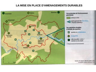 LA MISE EN PLACE D'AMENAGEMENTS DURABLES
 
