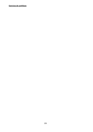 126
Exercices de synthèses
 