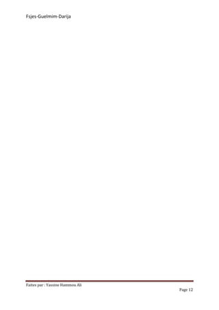 Fsjes-Guelmim-Darija
Faites par : Yassine Hammou Ali
Page 12
 