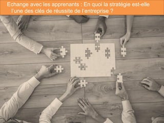 45
Echange avec les apprenants : En quoi la stratégie est-elle
l’une des clés de réussite de l’entreprise ?
 
