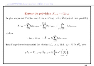 `         ´
 Arthur CHARPENTIER - Modeles de previsions (ACT6420 - Automne 2012)




                          Erreur de p...