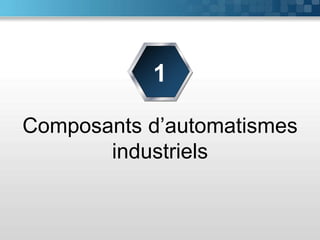 Composants d’automatismes
industriels
1
 