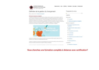 Vous cherchez une formation complète à distance avec certification?
 