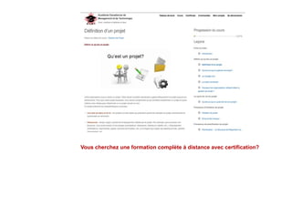 Vous cherchez une formation complète à distance avec certification?
 