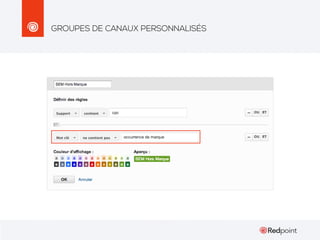 GROUPES DE CANAUX PERSONNALISÉS

 