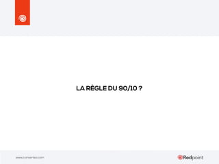 LA RÈGLE DU 90/10 ?

www.converteo.com

 