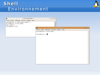 Shell
Shell
Environnement
 