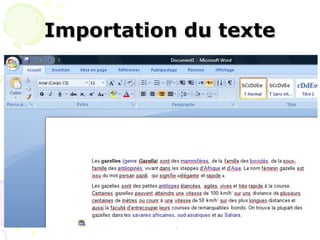 Importation du texte




       Mme Sameh Mejdoub
 