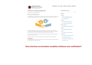 Vous cherchez une formation complète à distance avec certification?
 