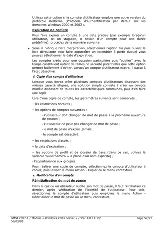Cours Microsoft Windows 2003 Server 1ere Partie 6 Mars 2008